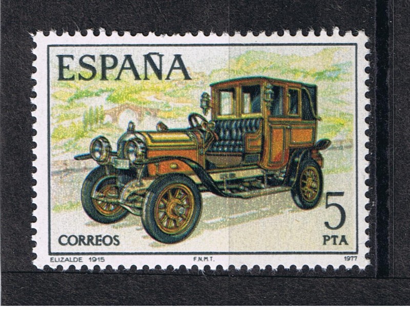 Edifil  2411  Automóviles antiguos españoles  