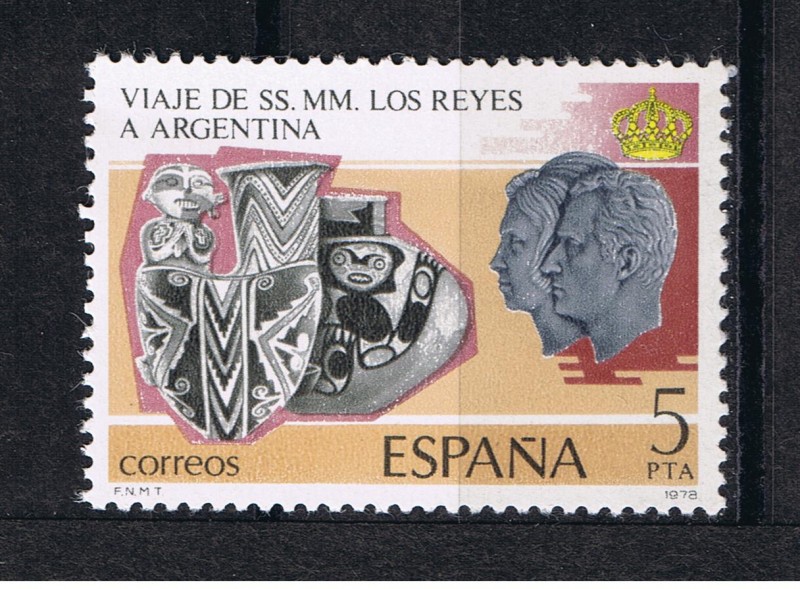 Edifil  2495  Viaje de SS.MM. los Reyes a Hispanoamérica  