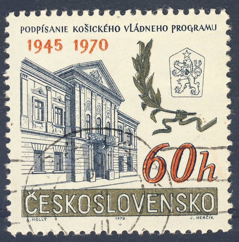 Podpisanie Kosickeho Vladneho Programu 1945-1970