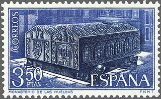 ESPAÑA 1969 1947 Sello **MNH Monasterio de las Huelgas. Sepulcros de Alfonso VIII y Leonor de Inglat