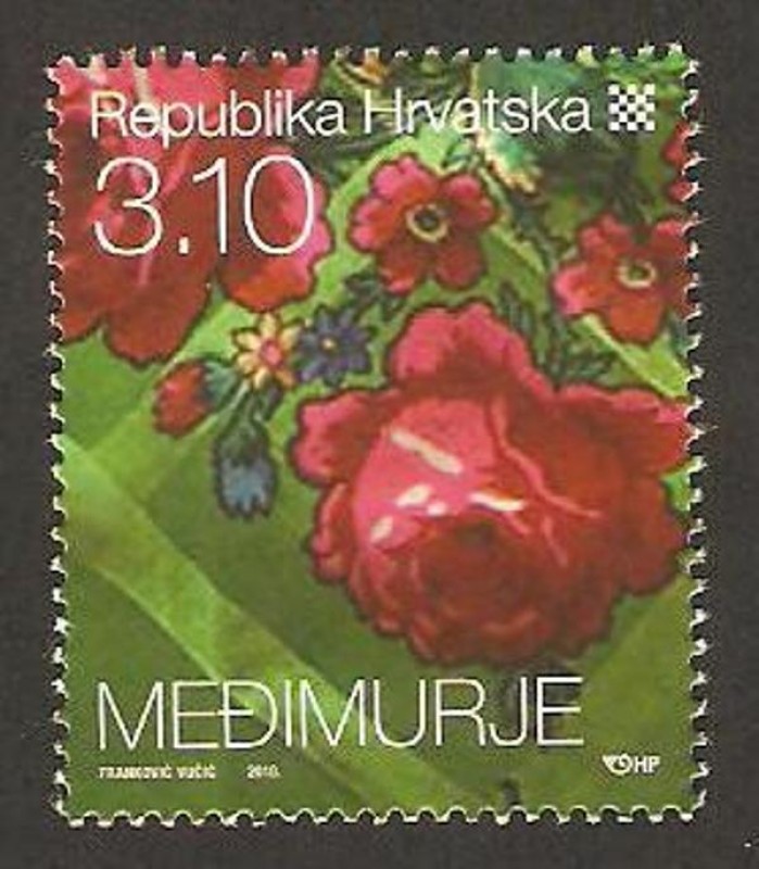 875 - motivo floral de Medimurje