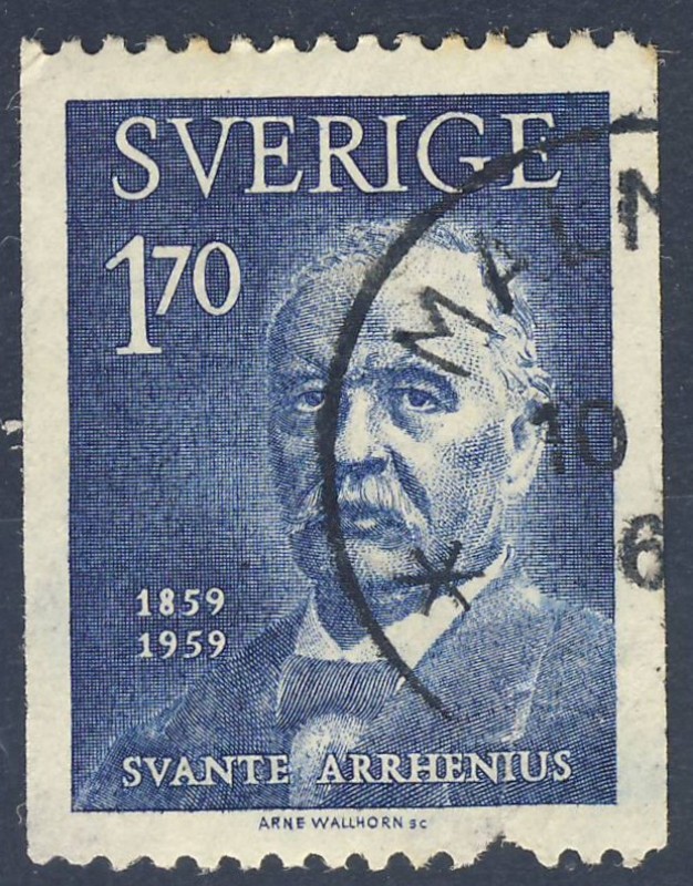 Svante Arrhenius  1859 1959