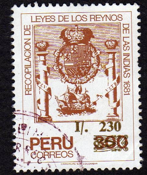 Recopilacion de leyes de los reinos de las Indias  1681