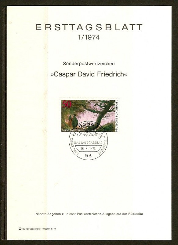 Bicentenario del nacimiento del pintor Caspar David Friedrich.