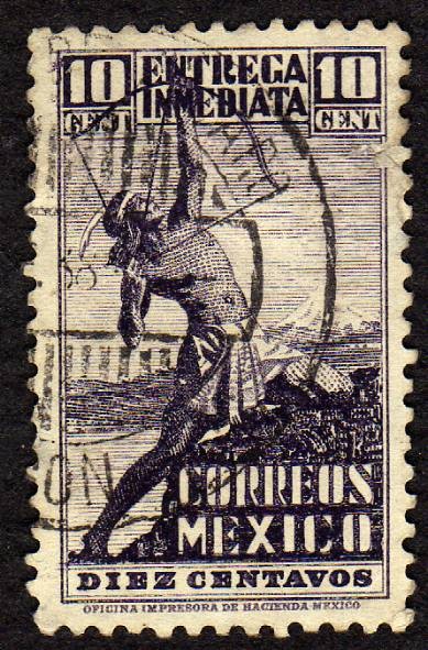 Timbres pour lettres par exprés