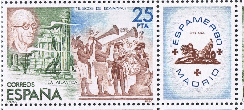 Edifil  2583 A   Expo. Filatélica de  América y Europa, ESPAMER´80  