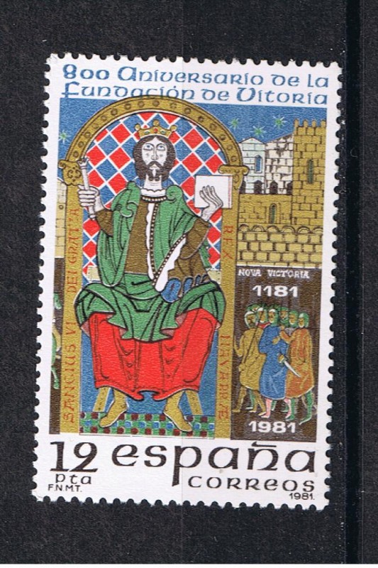 Edifil  2625  800 aniver. de la fundación de Vitoria  