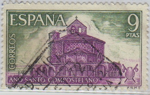 Año santo compostelano-Iglesia  romanica de Eunate(Navarra)-1971
