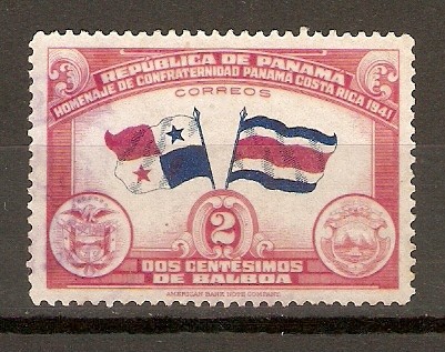 BANDERA  DE  PANAMÁ  Y  COSTA  RICA
