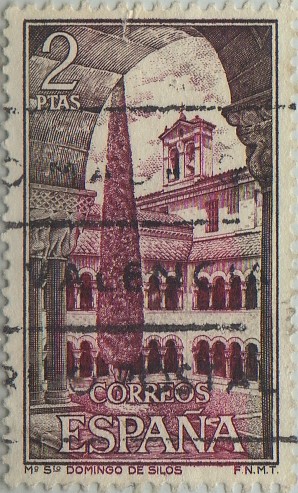 Monasterio de Santo Domingo de Silos-vista interior-1973