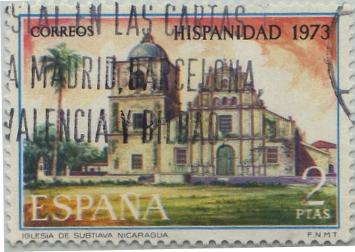 Hispanidad-Nicaragua-Iglesia de San Subtiava-1973