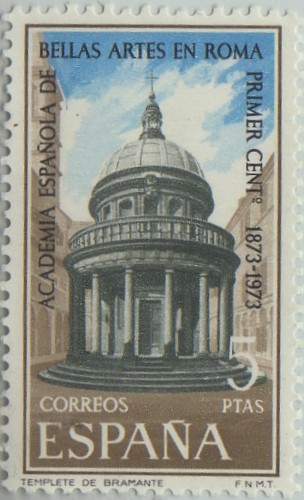 Primr centenario de la academioa bellas artes de roma-1974