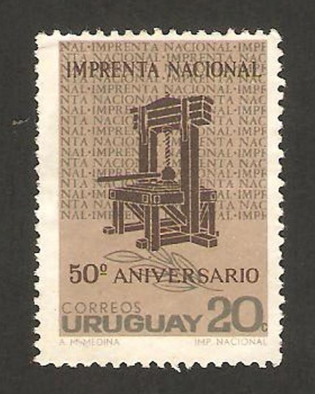 50 anivº de la imprenta nacional