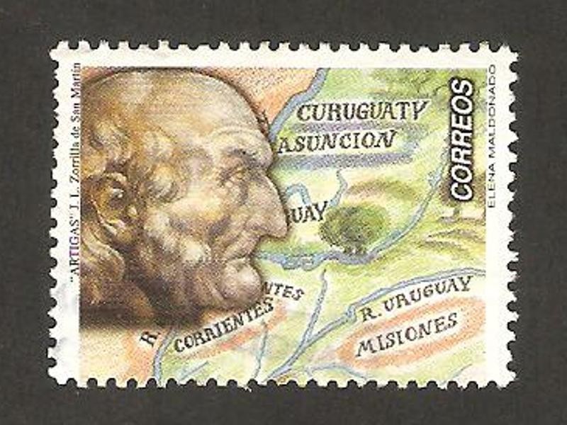 rostro y mapa