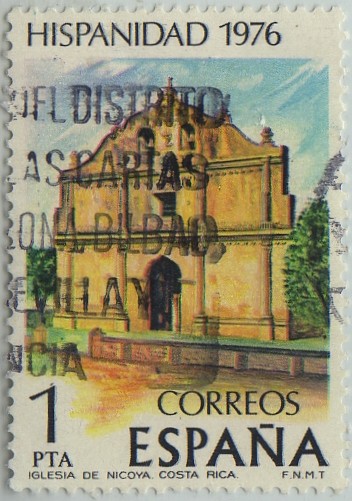 Hispanidad-Costa Rica-Iglesia de Nicoyá-1976