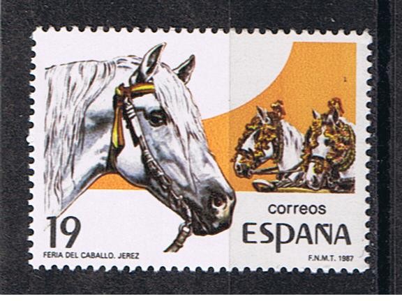 Edifil  2898  Grandes fiestas populares españolas   Feria del Caballo de Jerez de la Frontera. 