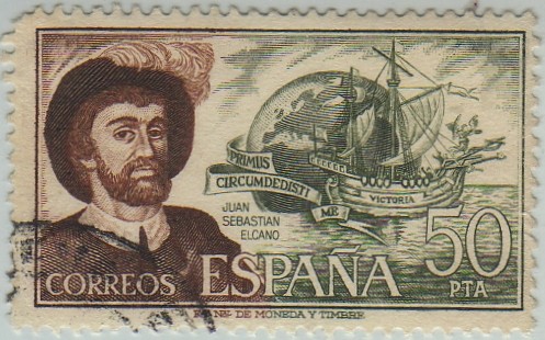 Personajes españoles-Juan Sebastian el Cano-1976