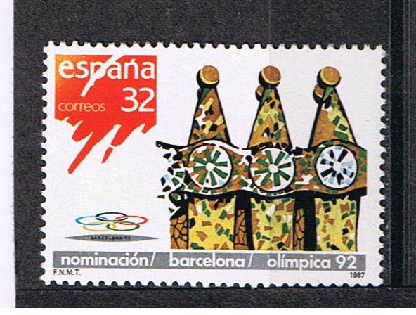 Edifil  2908  Nominación de Barcelona como sede Olímpica 1992 