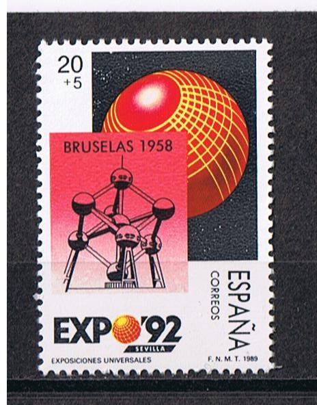 Edifil  2992  Exposición Universal de Sevilla. Exposiciones Universales  