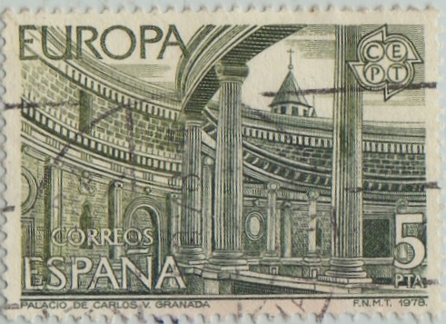 Europa-Palacio de Carlos V-(Granada)-1978