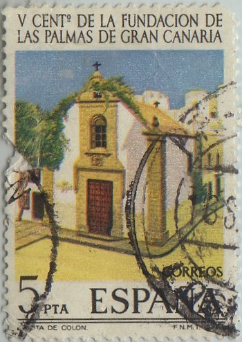 V Centenario de la fundacion de las Palmas de gran Canarias-Ermita de Colon-1978