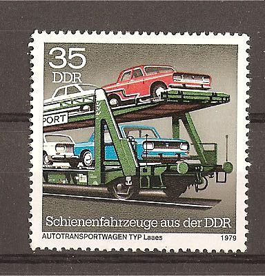 Vehiculos construidos sobre railes en la DDR.
