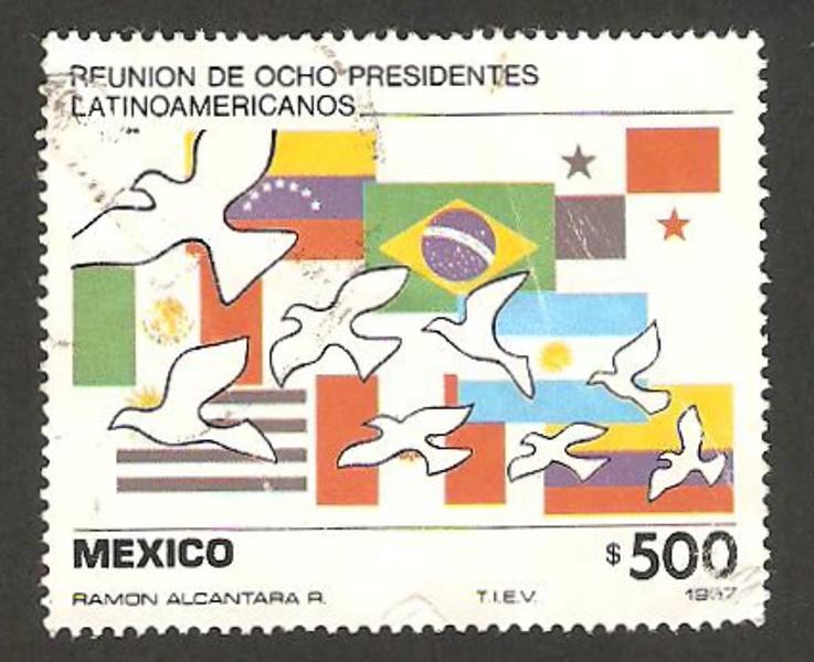 reunión de ocho presidentes de latinoamericana
