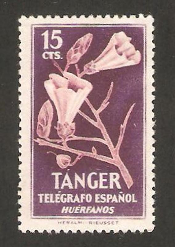 flora de tanger, telégrafo español, huérfanos