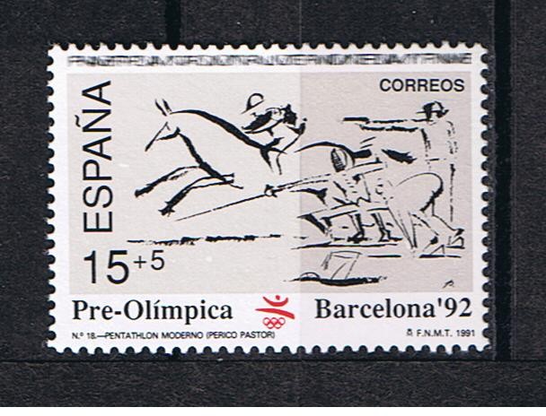 Edifil  3104  Barcelona´92  VI serie Pre-Olimpica  
