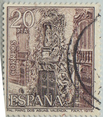 Paisajes y Monumentos-Palacio marques de Dos Aguas-Valencia-1979