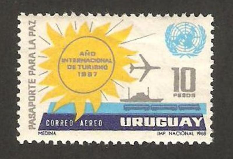 pasaporte para la paz, año internacional del turismo 1967