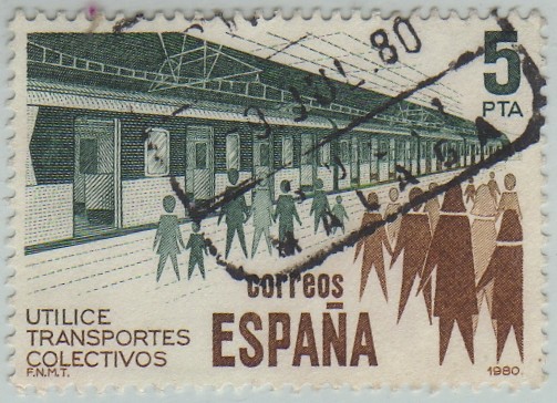 Utilice transportes colectivos-1980