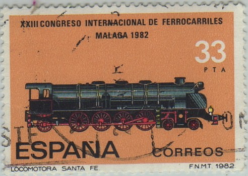 XXIII congreso internacional de ferrocarriles-1982