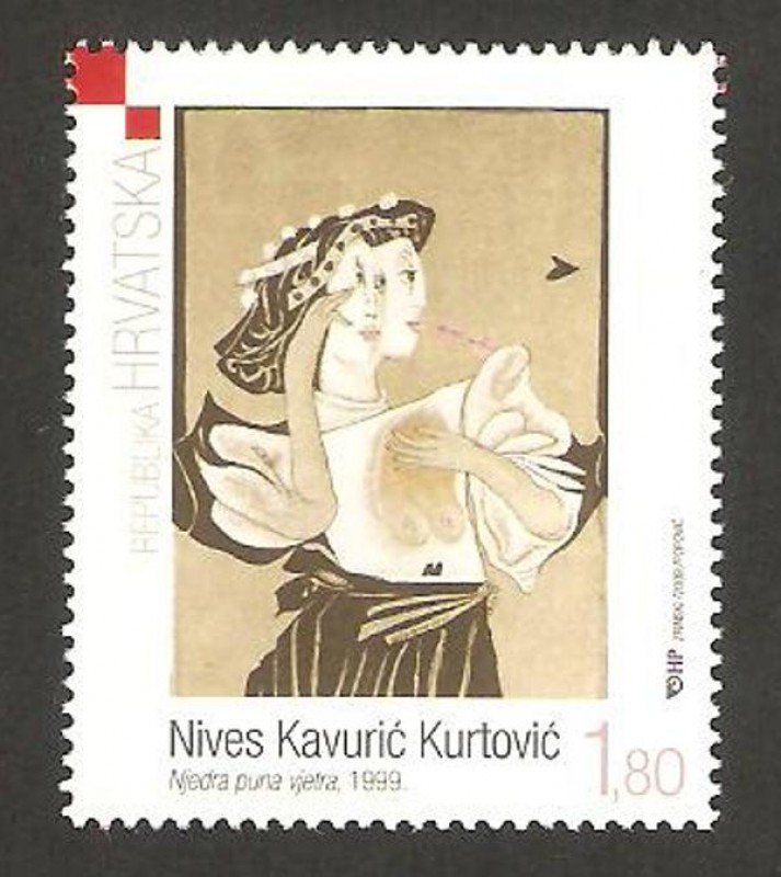 cuadro moderno croata, de nives kavuric kurtovic
