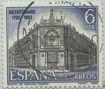 Paisajes y Monumentos-Banco de España-1982