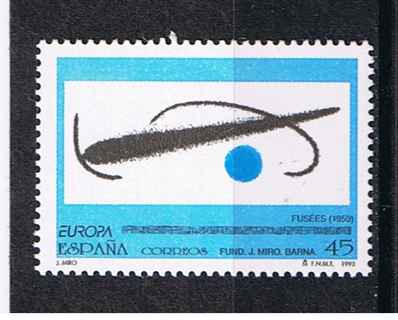 Edifil  3250  Europa  Obras de Joan Miró ( 1893-1983 )  