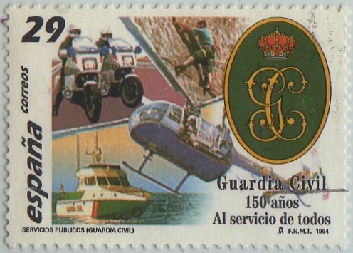 servicios publicos-150 aniversario de la Guardia Civil-1994