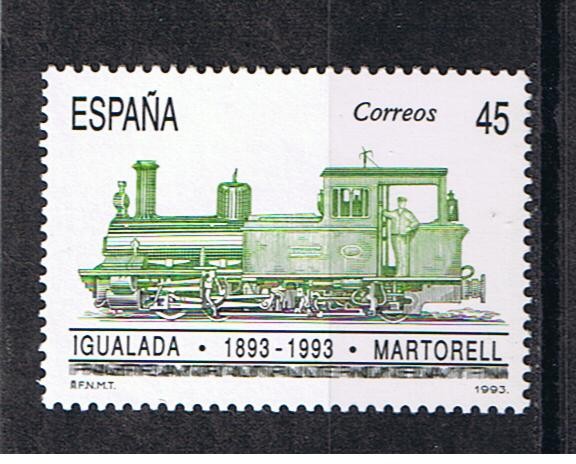 Edifil  3265  Cente. del ferrocarril  Igualada-Martorell  
