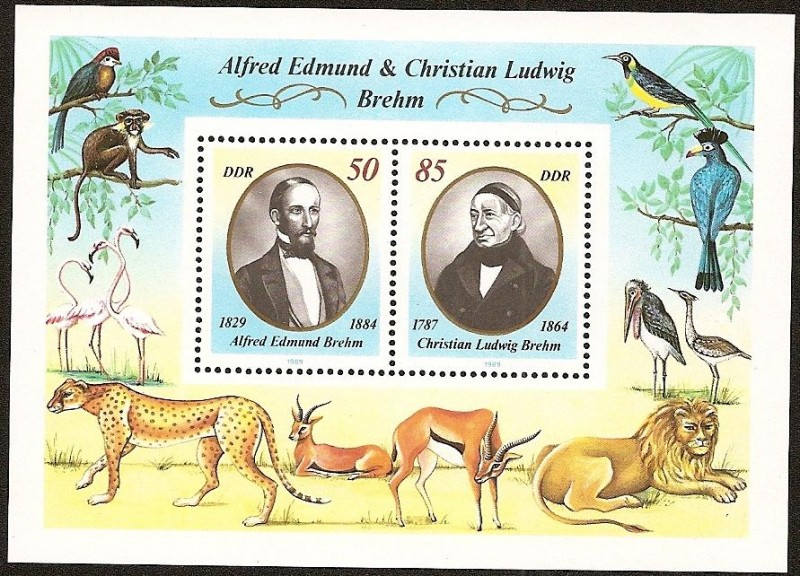 Alfred Edmund & Christian Ludwig Brehm - zoólogo y ornitólogo-HB