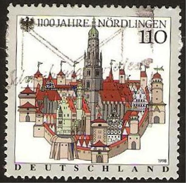 1100 anivº de la villa de nordlingen