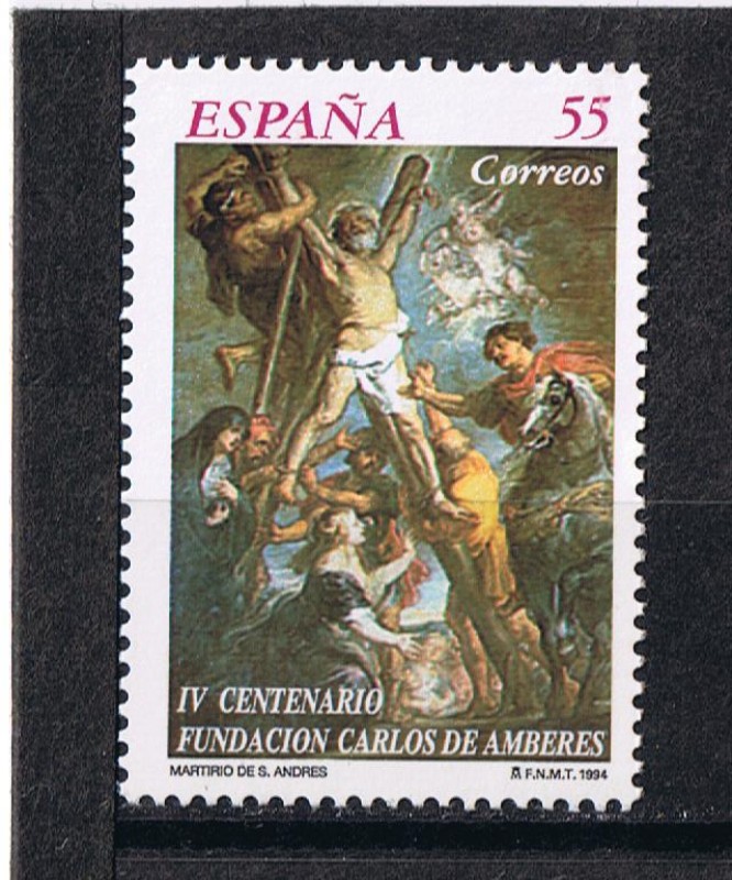 Edifil  3298  Efemérides.  IV Cent. de la Fundación  Carlos de Amberes.  