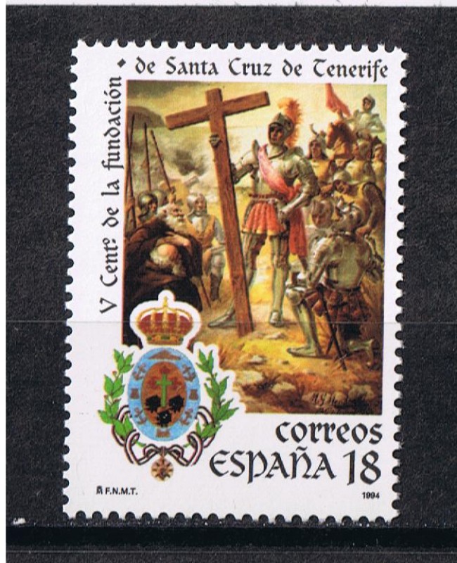 Edifil  3299  Efemérides   V Cente. de la Fundación de Santa Cruz de Tenerife. 