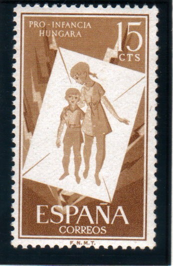 1956 Pro infancio hungara Edifil 1201