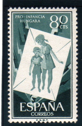 1956 Pro infancio hungara Edifil 1203