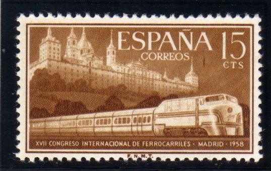 1958 27º Congreso Ferrocarriles Edifil 1232