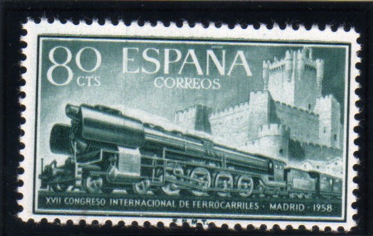 1958 27º Congreso Ferrocarriles Edifil 1234