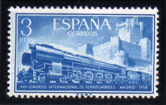 1958 27º Congreso Ferrocarriles Edifil 1237