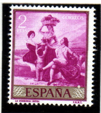 1958 Goya: Vendimia  Edifil 1218