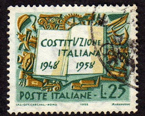 10 años Constitucion italiana