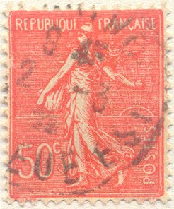 Republique française postes rojo
